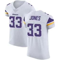 Men's Aaron Jones Minnesota Vikings No.33 Elite Vapor Untouchable Jersey - White