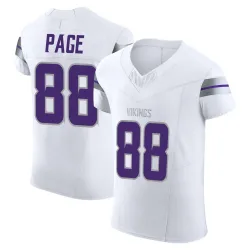 Men's Alan Page Minnesota Vikings No.88 Elite Alternate Vapor F.U.S.E. Jersey - White