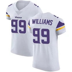 Men's Alex Williams Minnesota Vikings No.99 Elite Vapor Untouchable Jersey - White