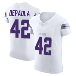 Men's Andrew DePaola Minnesota Vikings No.42 Elite Alternate Vapor F.U.S.E. Jersey - White