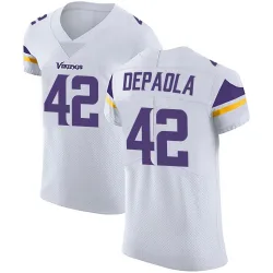 Men's Andrew DePaola Minnesota Vikings No.42 Elite Vapor Untouchable Jersey - White