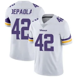 Men's Andrew DePaola Minnesota Vikings No.42 Limited Vapor Untouchable Jersey - White