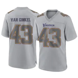 Men's Andrew Van Ginkel Minnesota Vikings No.43 Game Atmosphere Fashion Jersey - Gray