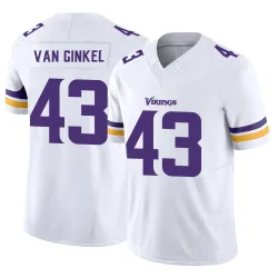 Men's Andrew Van Ginkel Minnesota Vikings No.43 Limited Vapor F.U.S.E. Jersey - White