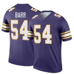 Men's Anthony Barr Minnesota Vikings No.54 Legend Classic Jersey - Purple
