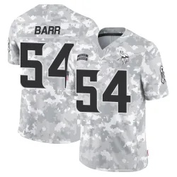 Men's Anthony Barr Minnesota Vikings No.54 Limited 2024 Salute to Service Jersey - Arctic Camo