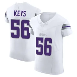 Men's Austin Keys Minnesota Vikings No.56 Elite Alternate Vapor F.U.S.E. Jersey - White