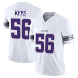 Men's Austin Keys Minnesota Vikings No.56 Limited Alternate Vapor F.U.S.E. Jersey - White