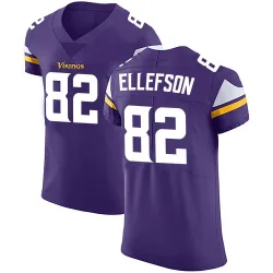 Men's Ben Ellefson Minnesota Vikings No.82 Elite Team Color Vapor Untouchable Jersey - Purple