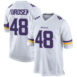 Men's Ben Yurosek Minnesota Vikings No.48 Game Jersey - White
