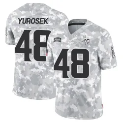 Men's Ben Yurosek Minnesota Vikings No.48 Limited 2024 Salute to Service Jersey - Arctic Camo