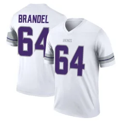 Men's Blake Brandel Minnesota Vikings No.64 Legend Alternate Jersey - White