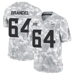 Men's Blake Brandel Minnesota Vikings No.64 Limited 2024 Salute to Service Jersey - Arctic Camo