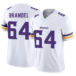Men's Blake Brandel Minnesota Vikings No.64 Limited Vapor F.U.S.E. Jersey - White