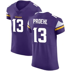 Men's Blake Proehl Minnesota Vikings No.13 Elite Team Color Vapor Untouchable Jersey - Purple