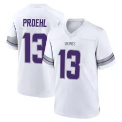 Men's Blake Proehl Minnesota Vikings No.13 Game Alternate Jersey - White