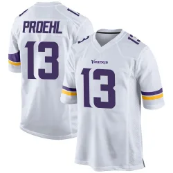 Men's Blake Proehl Minnesota Vikings No.13 Game Jersey - White