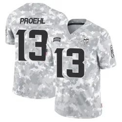 Men's Blake Proehl Minnesota Vikings No.13 Limited 2024 Salute to Service Jersey - Arctic Camo