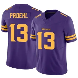 Men's Blake Proehl Minnesota Vikings No.13 Limited Alternate Vapor F.U.S.E. Jersey - Purple