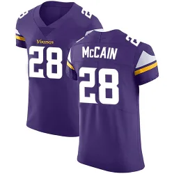 Men's Bobby McCain Minnesota Vikings No.28 Elite Team Color Vapor Untouchable Jersey - Purple