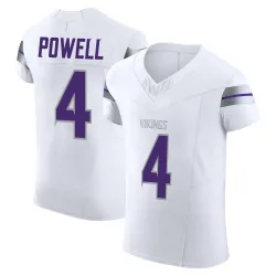 Men's Brandon Powell Minnesota Vikings No.4 Elite Alternate Vapor F.U.S.E. Jersey - White
