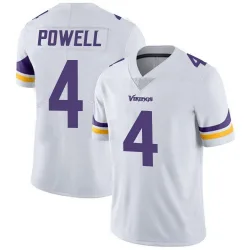 Men's Brandon Powell Minnesota Vikings No.4 Limited Vapor Untouchable Jersey - White