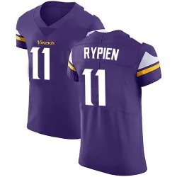 Men's Brett Rypien Minnesota Vikings No.11 Elite Team Color Vapor Untouchable Jersey - Purple