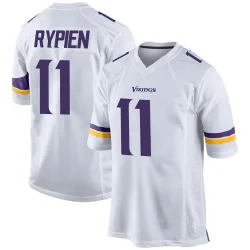 Men's Brett Rypien Minnesota Vikings No.11 Game Jersey - White