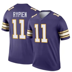 Men's Brett Rypien Minnesota Vikings No.11 Legend Classic Jersey - Purple