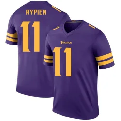 Men's Brett Rypien Minnesota Vikings No.11 Legend Color Rush Jersey - Purple