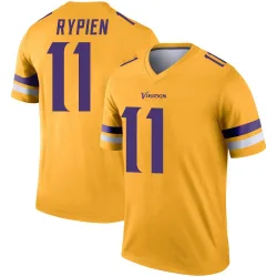 Men's Brett Rypien Minnesota Vikings No.11 Legend Inverted Jersey - Gold