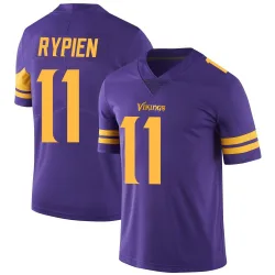 Men's Brett Rypien Minnesota Vikings No.11 Limited Color Rush Jersey - Purple