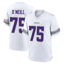 Men's Brian O'Neill Minnesota Vikings No.75 Game Alternate Jersey - White