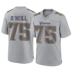 Men's Brian O'Neill Minnesota Vikings No.75 Game Atmosphere Fashion Jersey - Gray