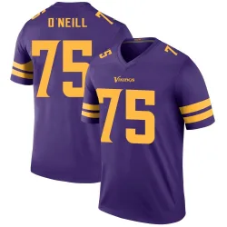 Men's Brian O'Neill Minnesota Vikings No.75 Legend Color Rush Jersey - Purple