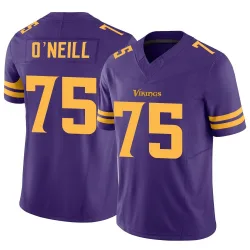 Men's Brian O'Neill Minnesota Vikings No.75 Limited Alternate Vapor F.U.S.E. Jersey - Purple