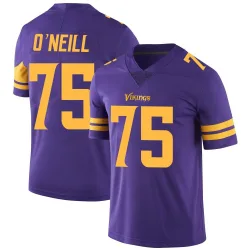 Men's Brian O'Neill Minnesota Vikings No.75 Limited Color Rush Jersey - Purple