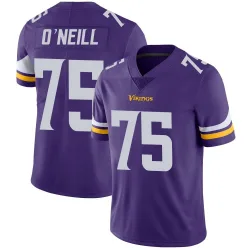 Men's Brian O'Neill Minnesota Vikings No.75 Limited Team Color Vapor Untouchable Jersey - Purple