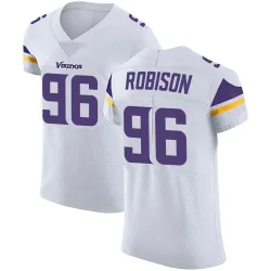 Men's Brian Robison Minnesota Vikings No.96 Elite Vapor Untouchable Jersey - White