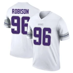 Men's Brian Robison Minnesota Vikings No.96 Legend Alternate Jersey - White
