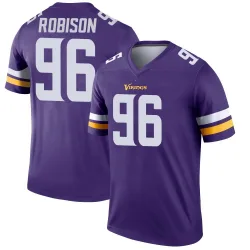 Men's Brian Robison Minnesota Vikings No.96 Legend Jersey - Purple
