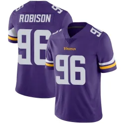 Men's Brian Robison Minnesota Vikings No.96 Limited Team Color Vapor Untouchable Jersey - Purple