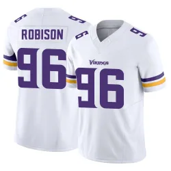 Men's Brian Robison Minnesota Vikings No.96 Limited Vapor F.U.S.E. Jersey - White