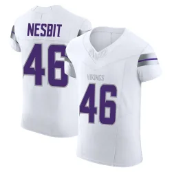 Men's Bryson Nesbit Minnesota Vikings No.46 Elite Alternate Vapor F.U.S.E. Jersey - White