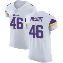 Men's Bryson Nesbit Minnesota Vikings No.46 Elite Vapor Untouchable Jersey - White
