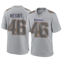 Men's Bryson Nesbit Minnesota Vikings No.46 Game Atmosphere Fashion Jersey - Gray