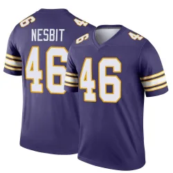Men's Bryson Nesbit Minnesota Vikings No.46 Legend Classic Jersey - Purple