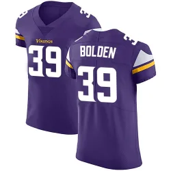 Men's Bubba Bolden Minnesota Vikings No.39 Elite Team Color Vapor Untouchable Jersey - Purple