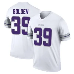 Men's Bubba Bolden Minnesota Vikings No.39 Legend Alternate Jersey - White
