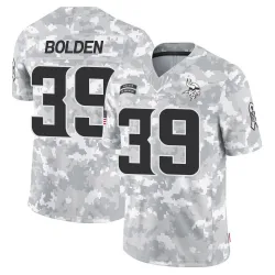 Men's Bubba Bolden Minnesota Vikings No.39 Limited 2024 Salute to Service Jersey - Arctic Camo